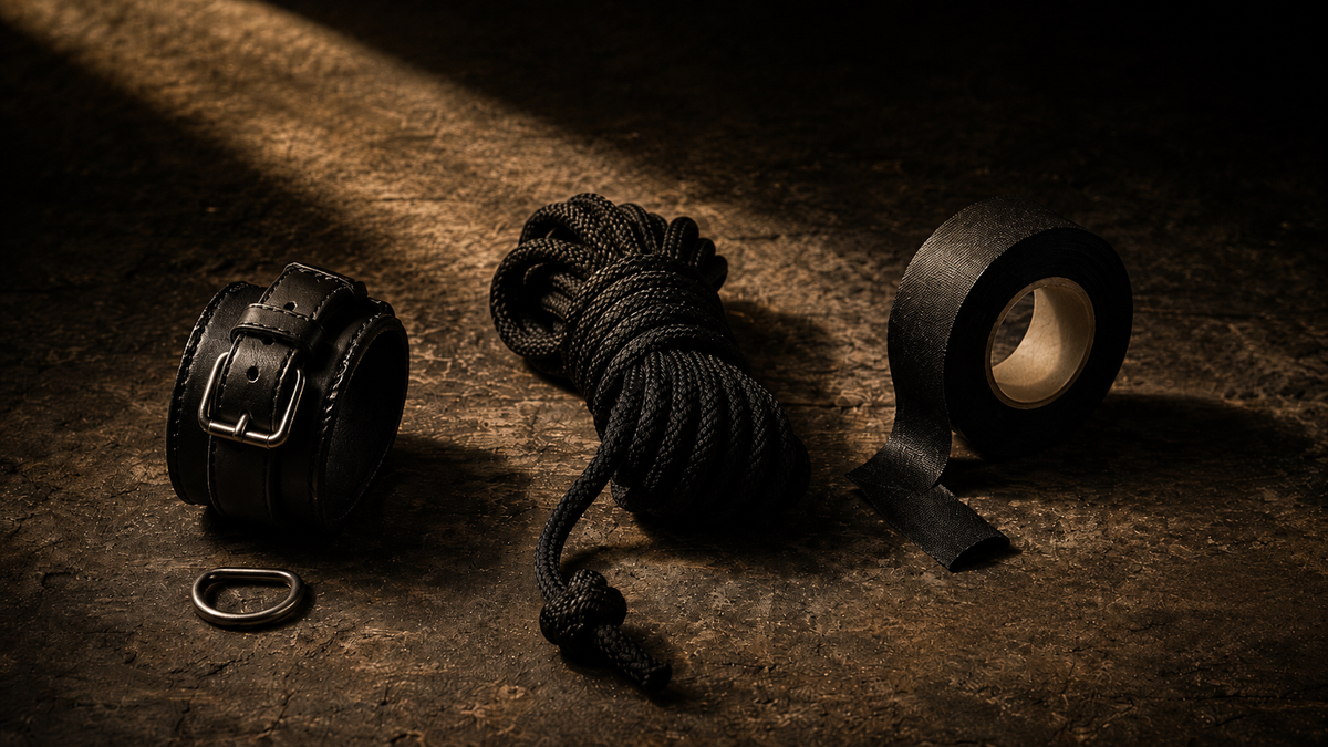 Choosing between cuffs, rope, and tape