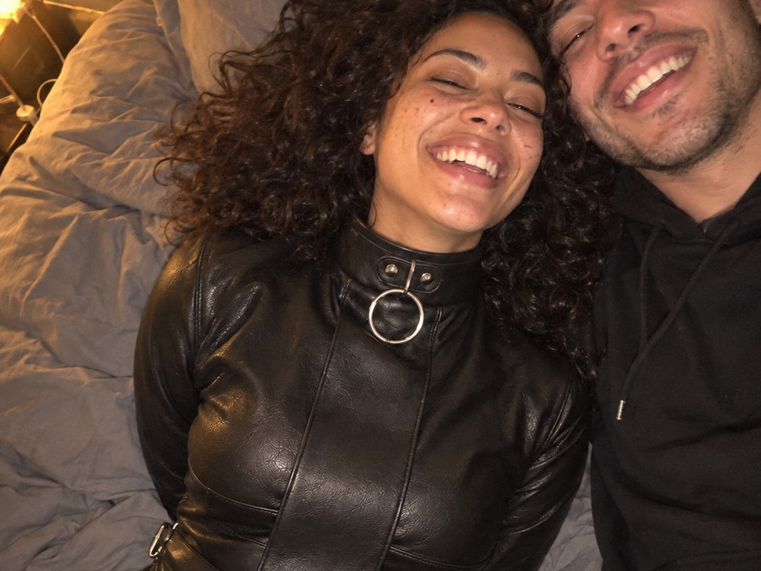 Customer photo from a review of the Bondage Jacket