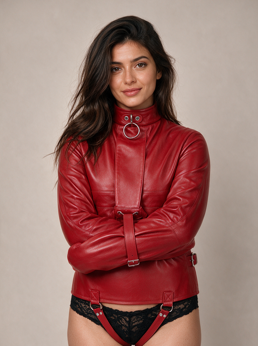 Bondage Jacket in Red